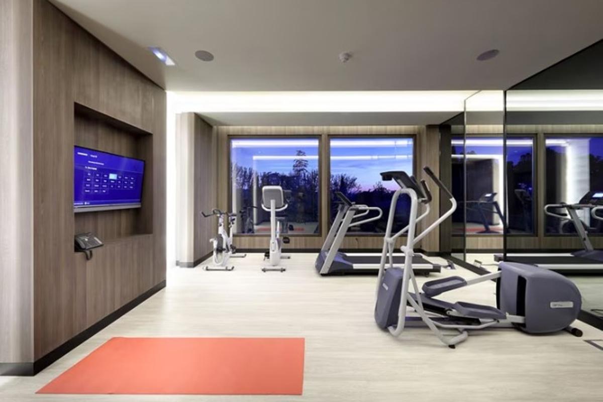 Aurea Washington Irving By Eurostars Hotel Company Γρανάδα Εξωτερικό φωτογραφία The gym at the hotel