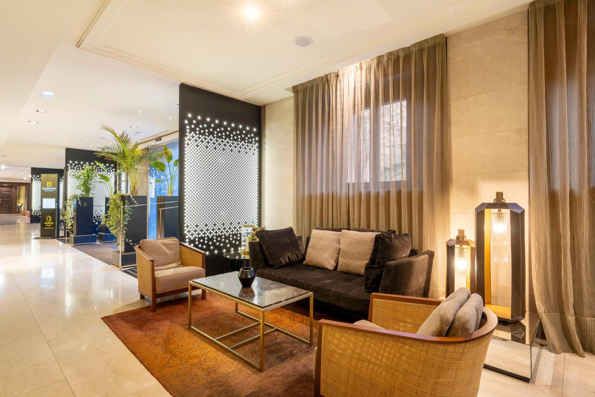 Aurea Washington Irving By Eurostars Hotel Company Γρανάδα Εξωτερικό φωτογραφία The lobby of the hotel